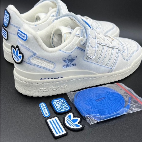 Adidas Velcro pop on logo Forum Low GX1018 Sizes Mens size 9 NWT - Picture 3 of 4